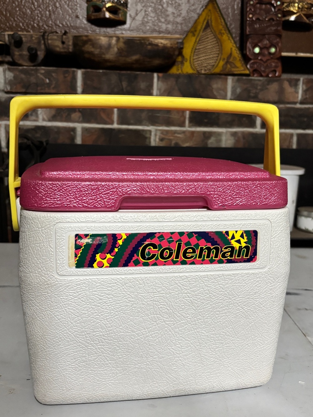 Vintage September 1982 Coleman Cooler